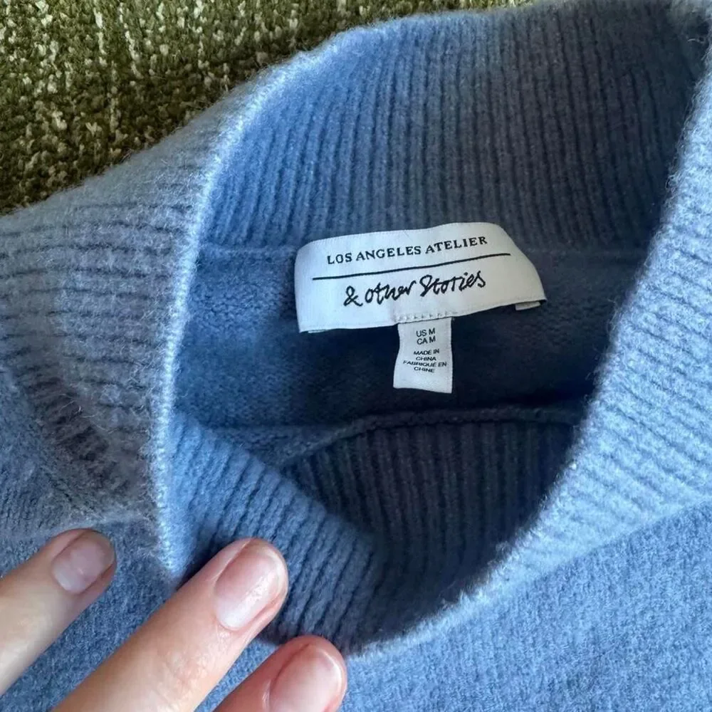 Other-stories Women's Blue and Purple Jumper